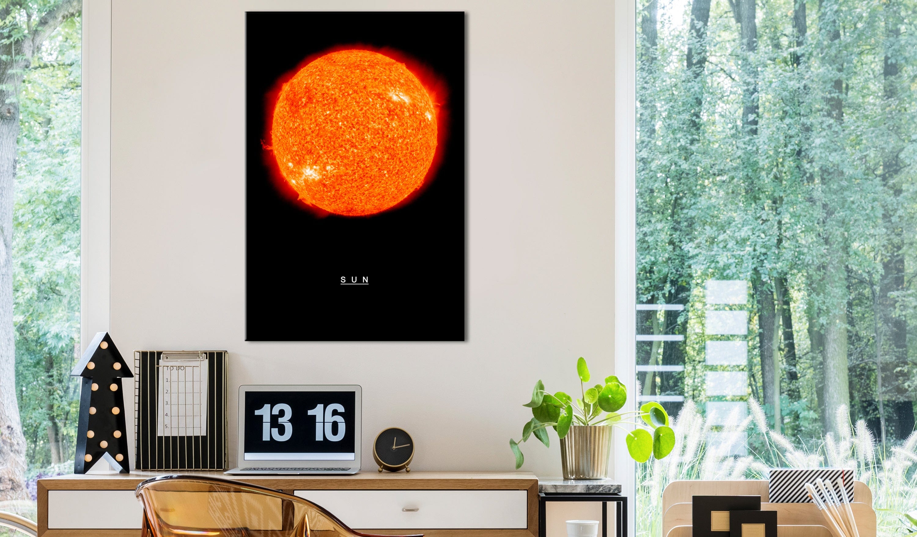 Glezna - Sun (1 Part) Vertical Home Trends