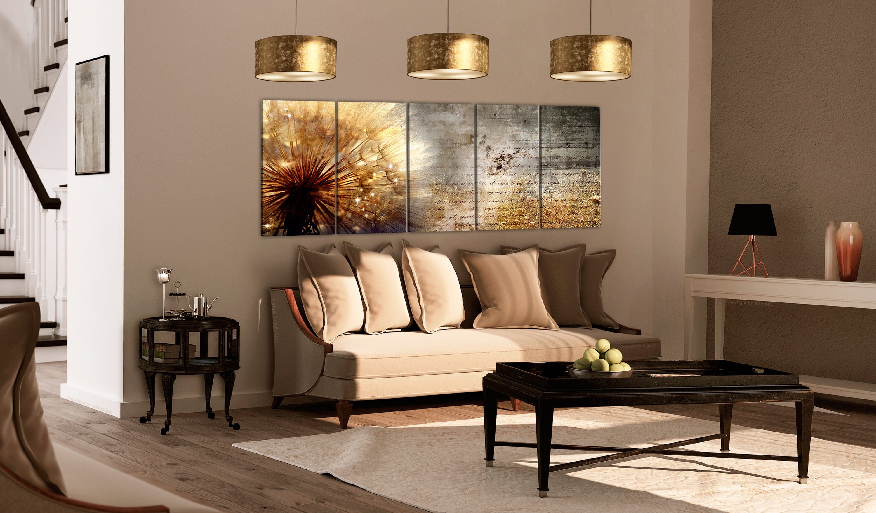 Glezna - Sunny Dandelion 225x90 Home Trends