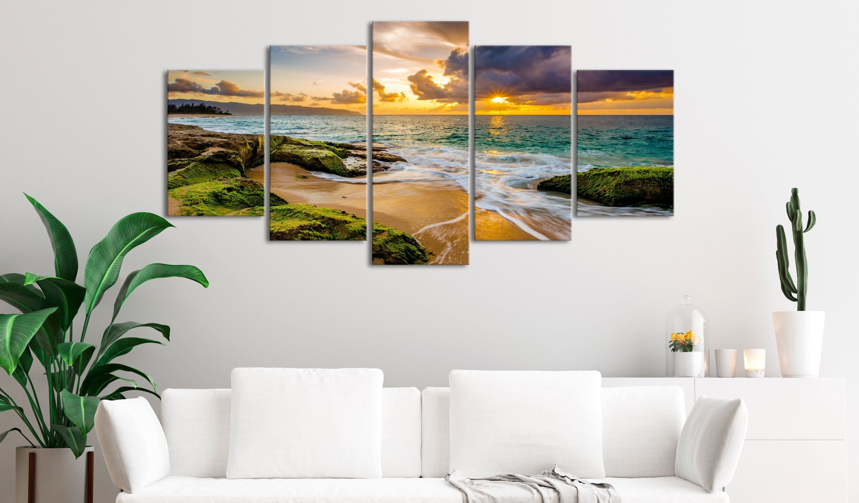 Glezna - Turquoise Sea (5 Parts) Wide Home Trends