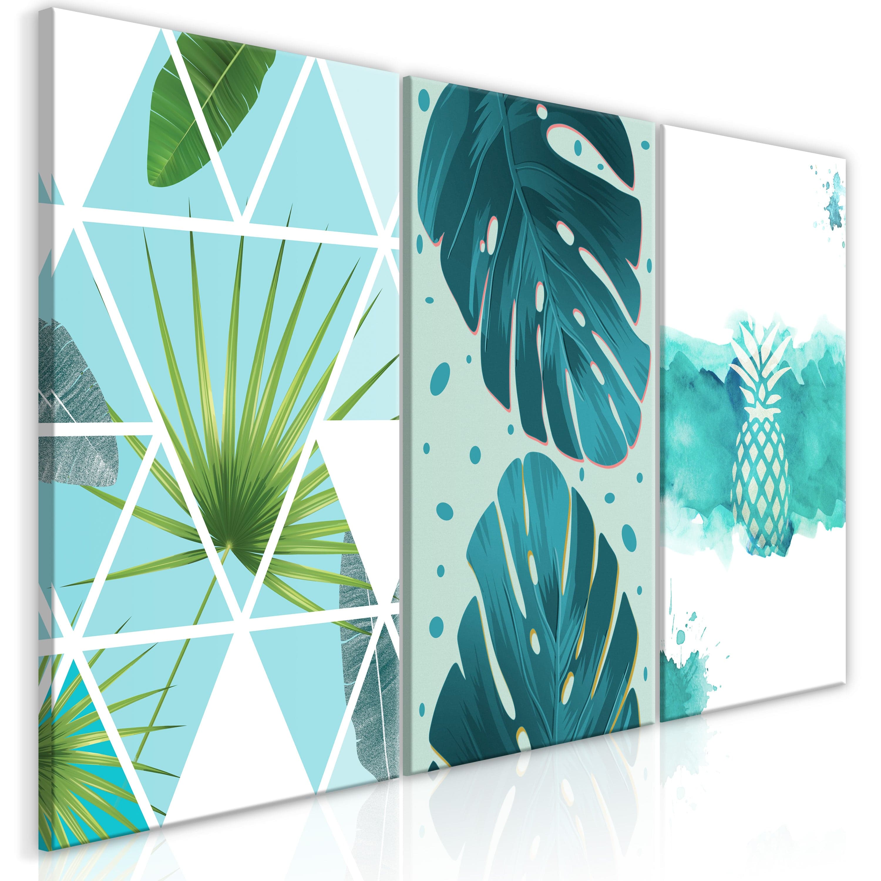 Glezna - Turquoise Tones (3 Parts) 120x60 Home Trends