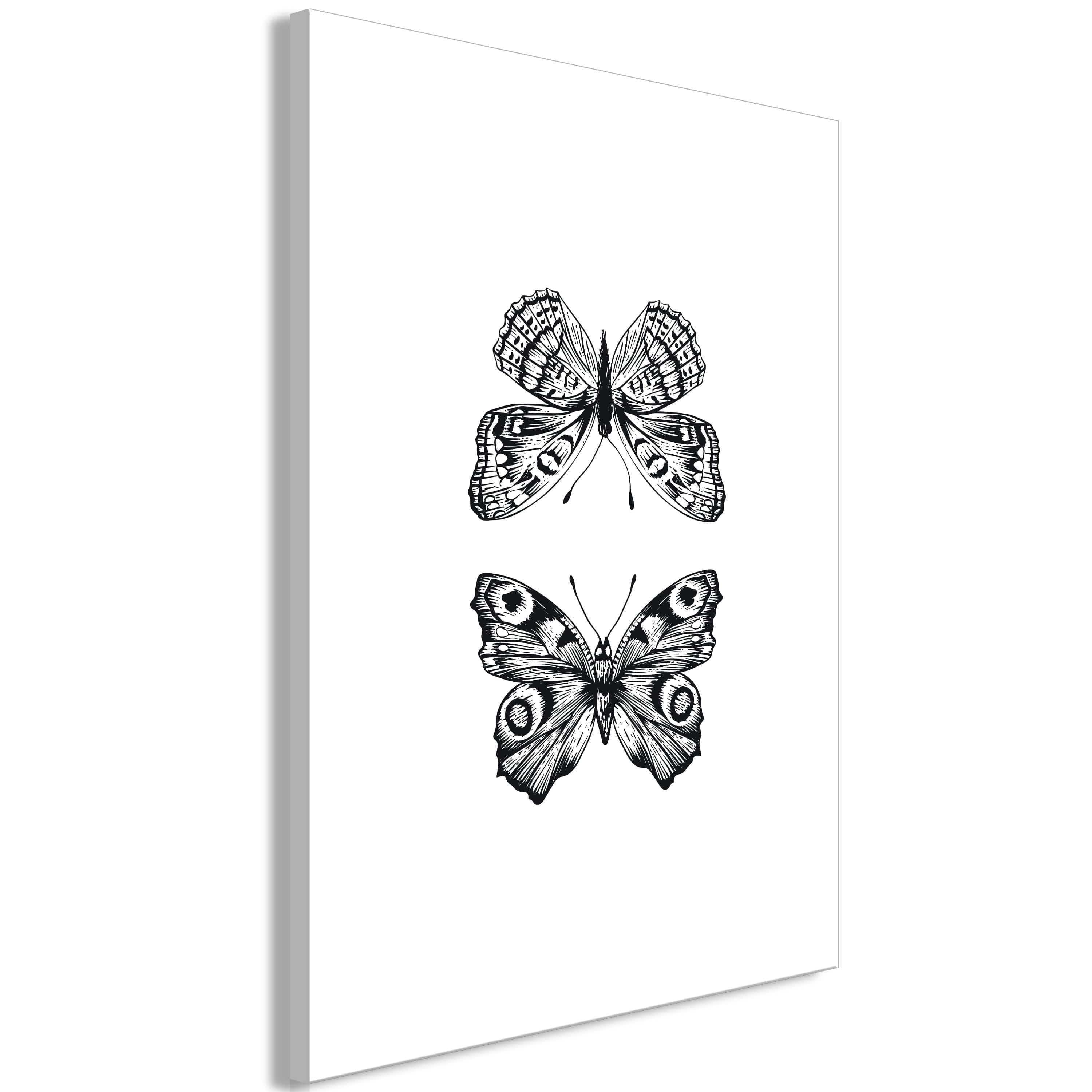 Glezna - Two Butterflies (1 Part) Vertical Home Trends