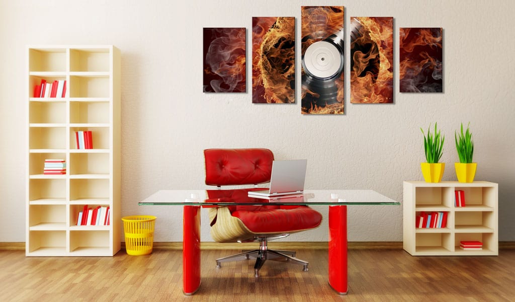 Glezna - Vinyl on fire Home Trends