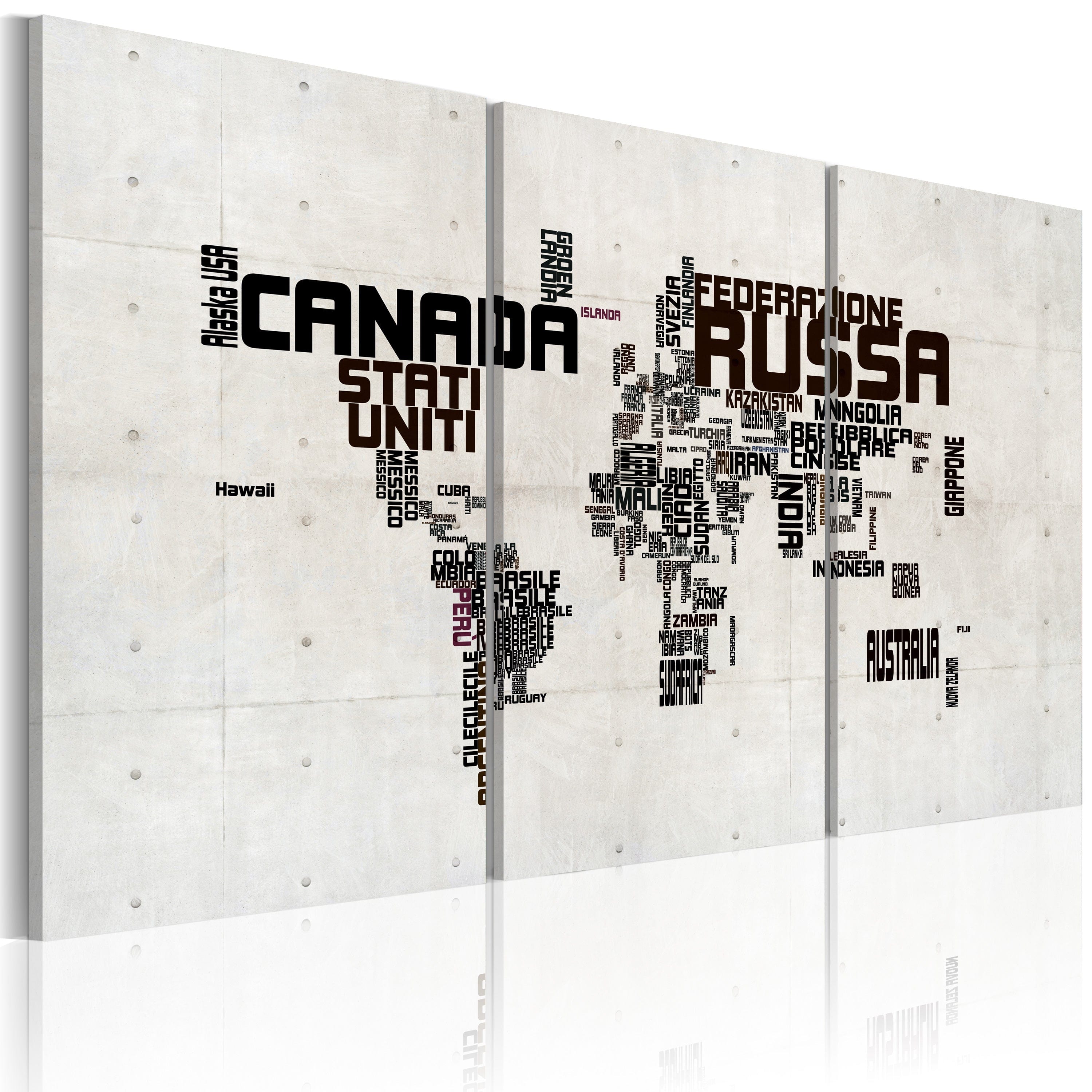 Glezna - What a wonderful World - Triptych Home Trends