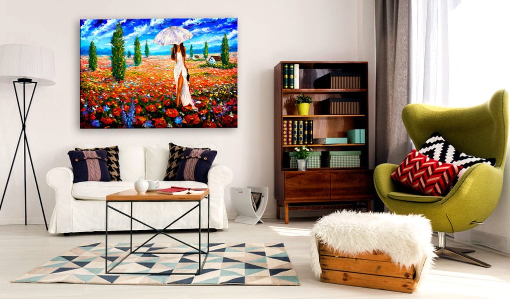 Glezna - Woman with Umbrella Home Trends