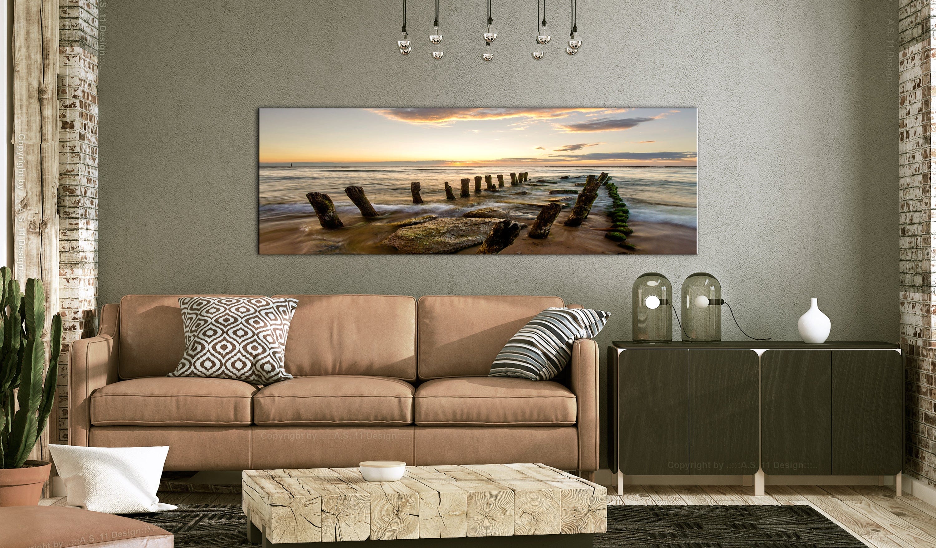 Glezna - Wooden Breakwaters Home Trends