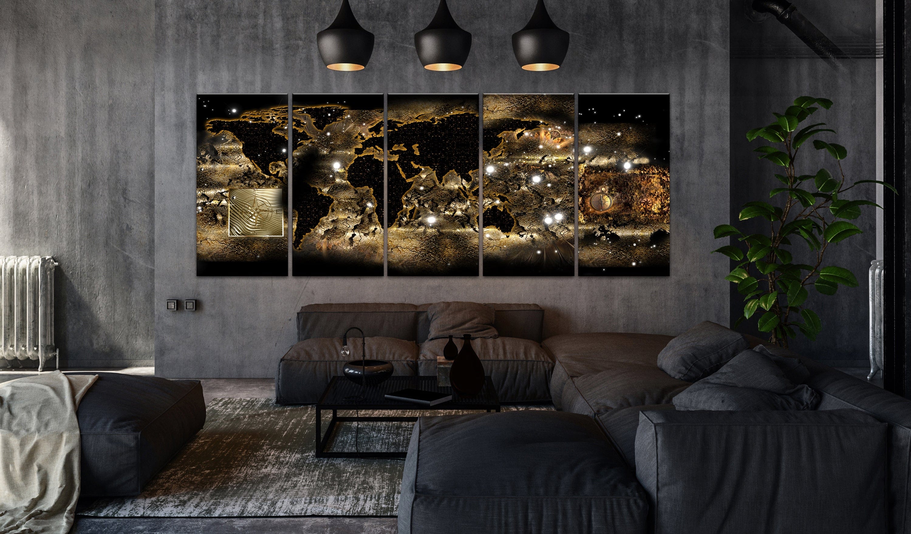 Kanva - World at Night Home Trends