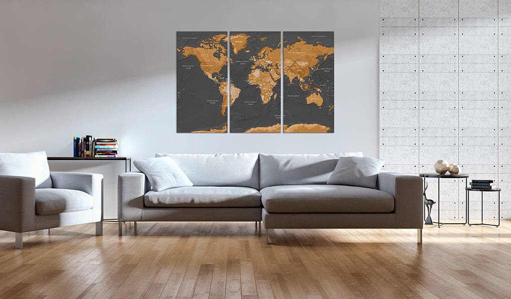 Glezna - World Map_ Modern Aesthetics Home Trends