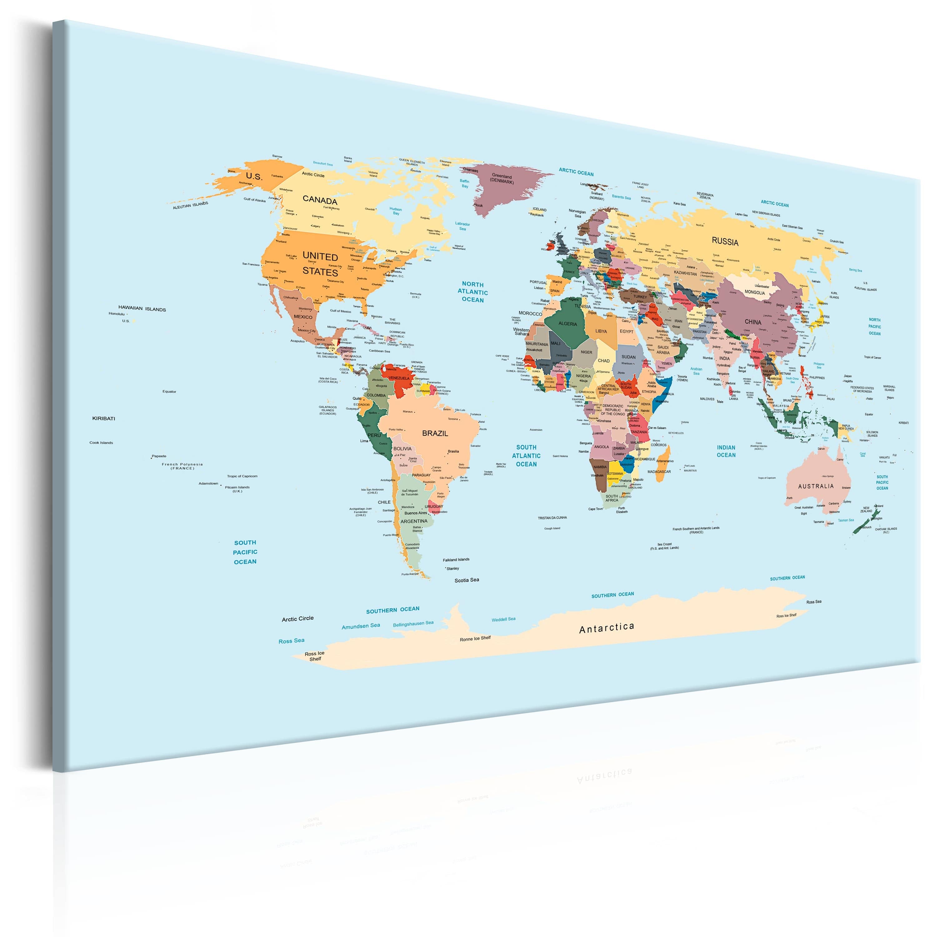 Glezna - World Map_ Travel with Me Home Trends