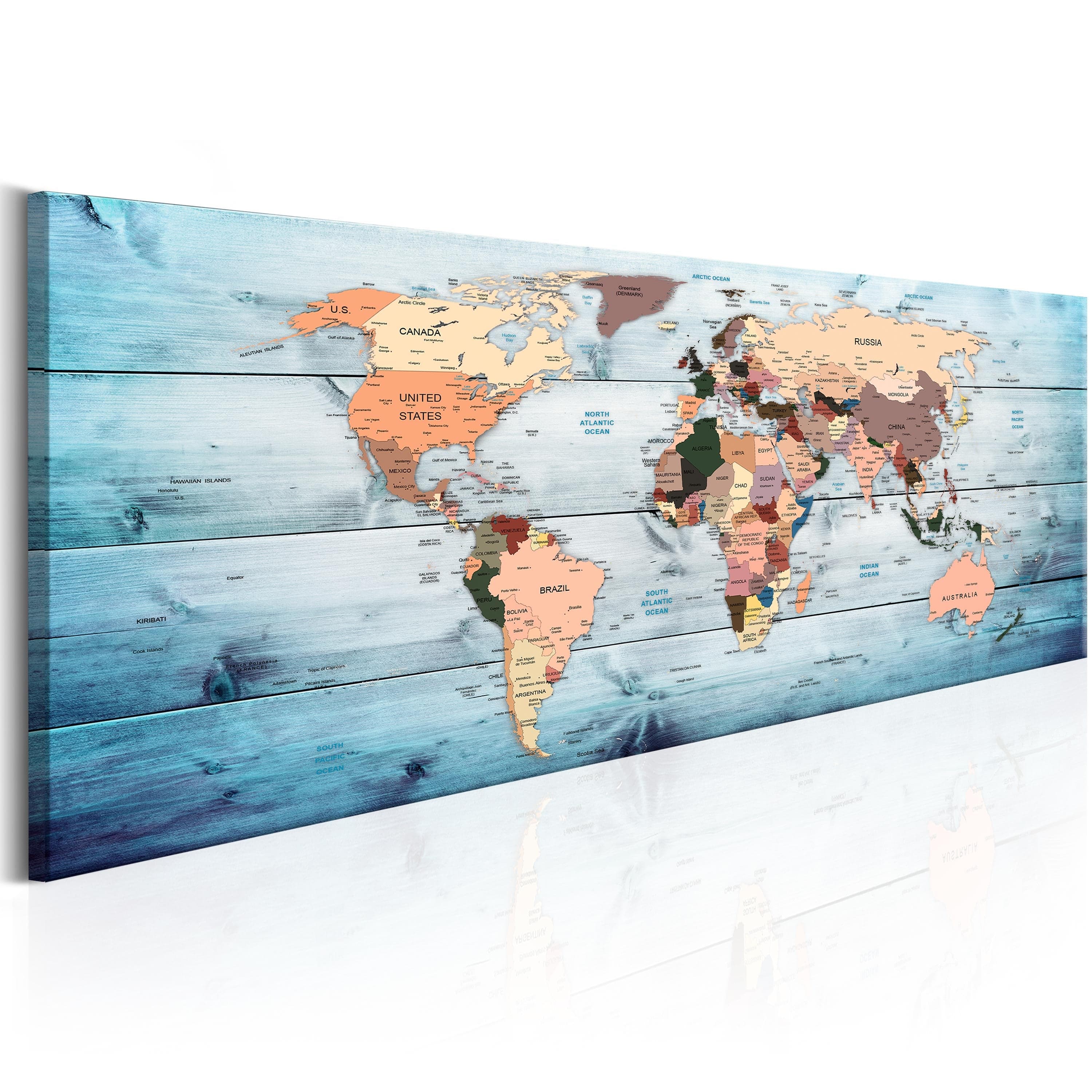 Glezna - World Maps_ Sapphire Travels Home Trends