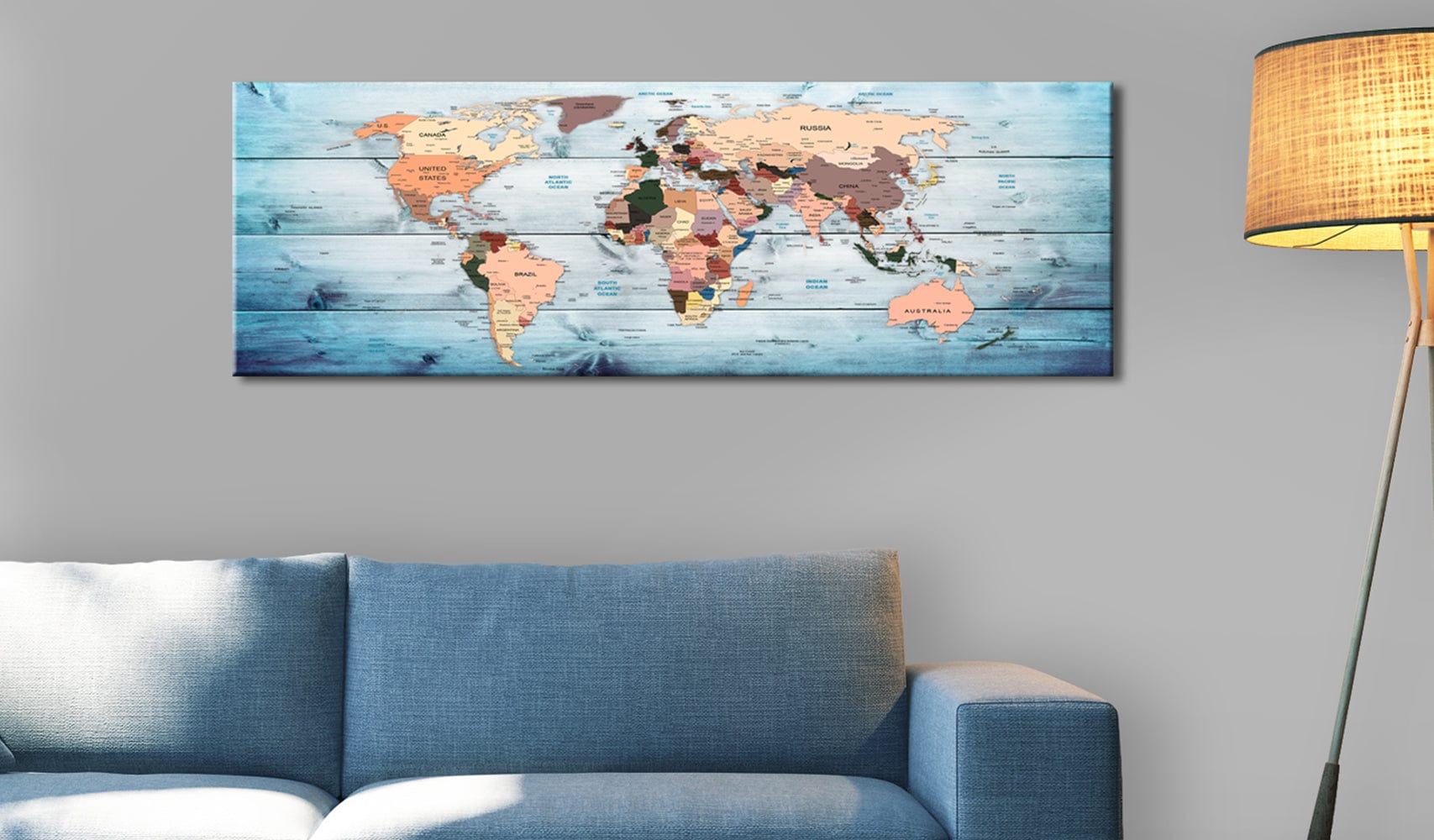 Glezna - World Maps_ Sapphire Travels Home Trends