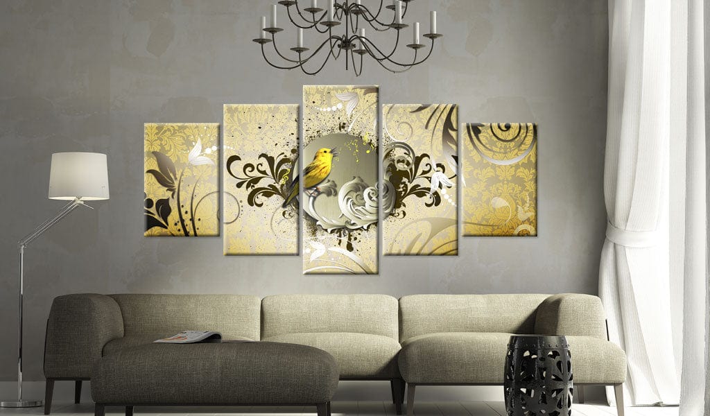 Glezna - Yellow bird singing Home Trends