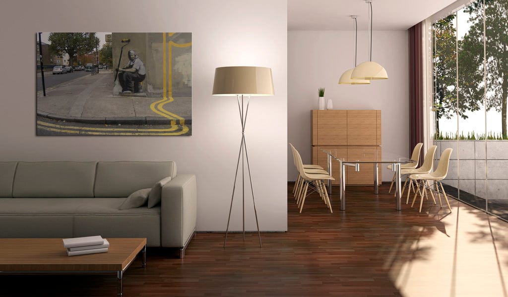 Glezna - Yellow flower (Banksy) 60x40 Home Trends