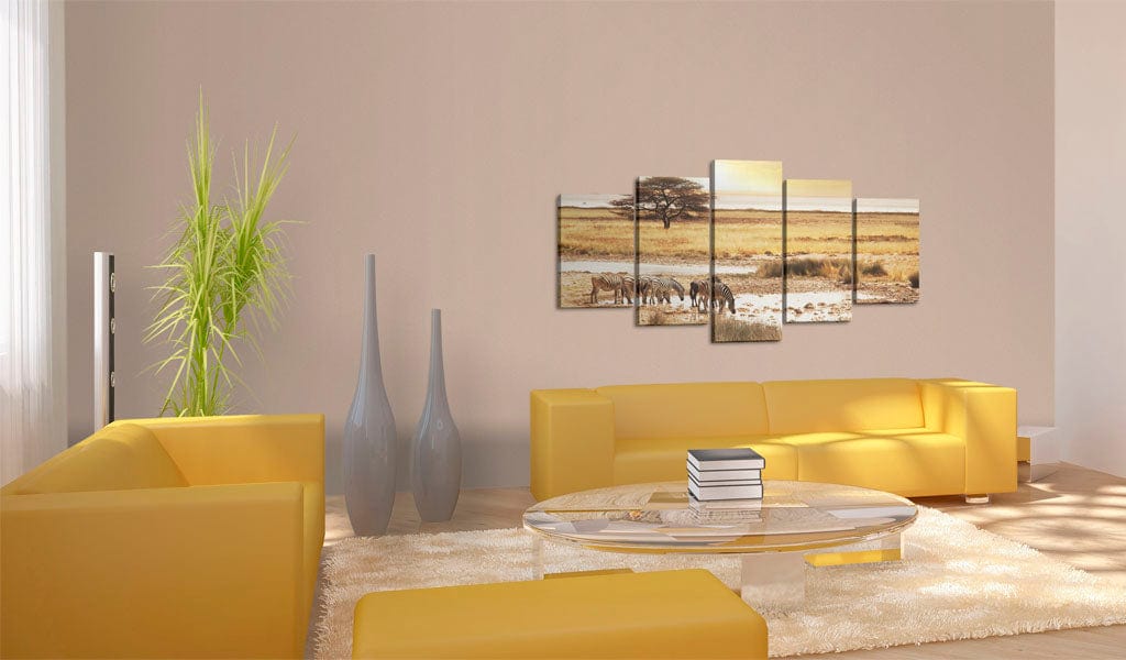 Glezna - Zebras on a savannah Home Trends