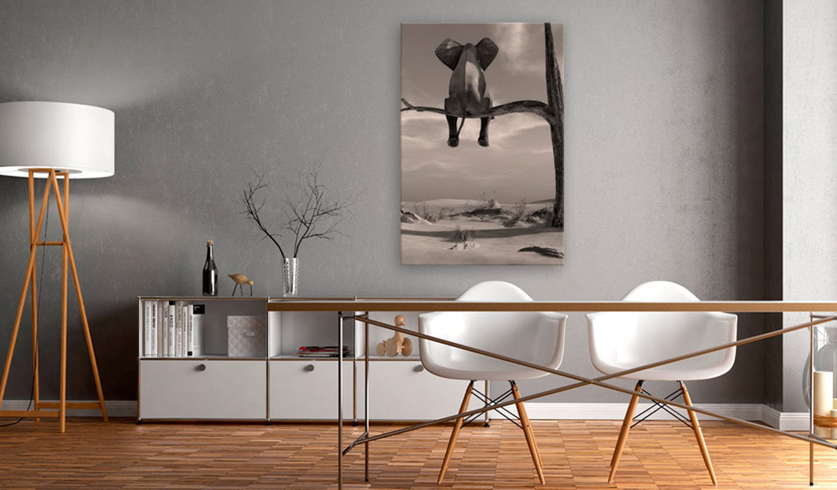 Glezna - Zilonis tuksnesī Home Trends
