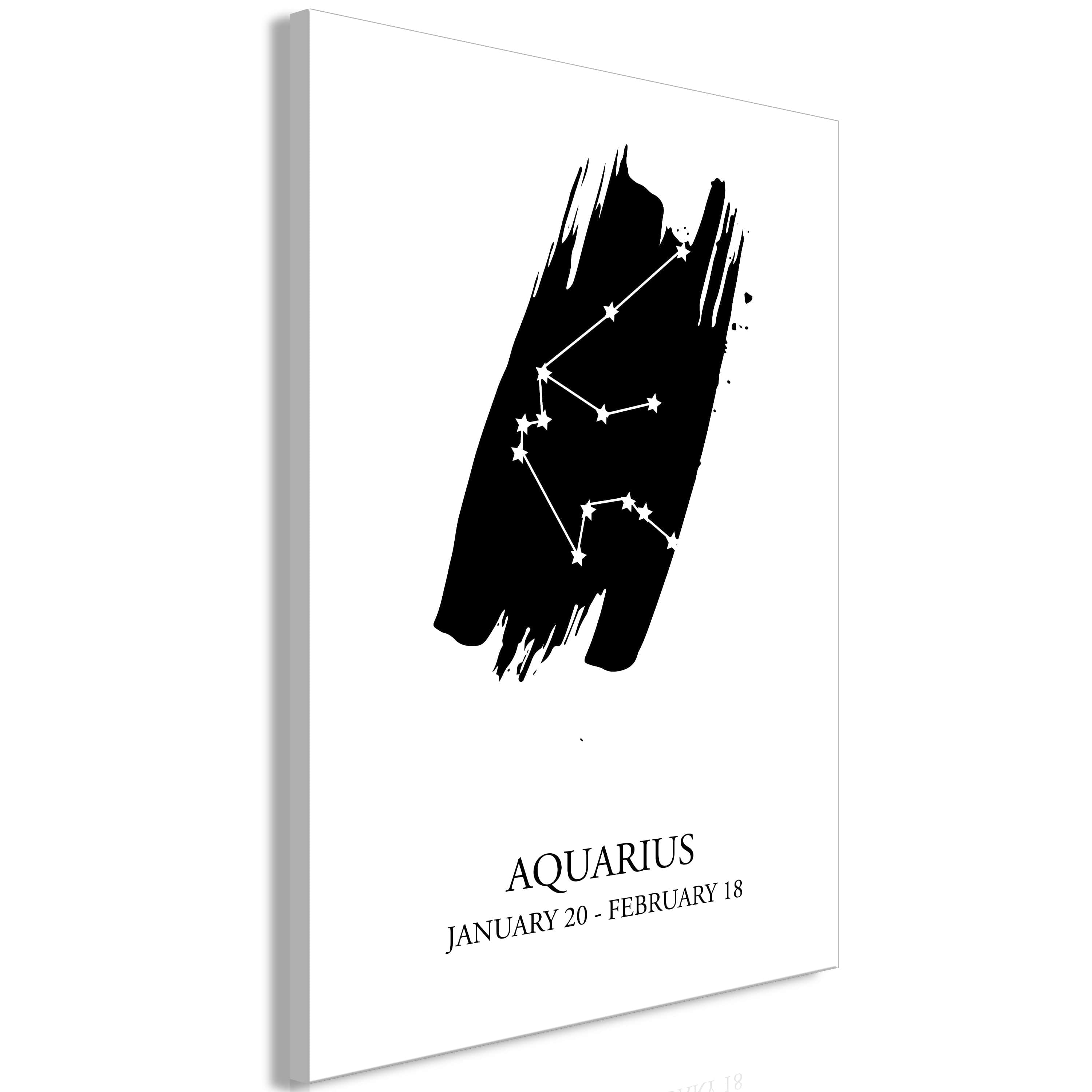 Glezna - Zodiac Signs_ Aquarius (1 Part) Vertical Home Trends