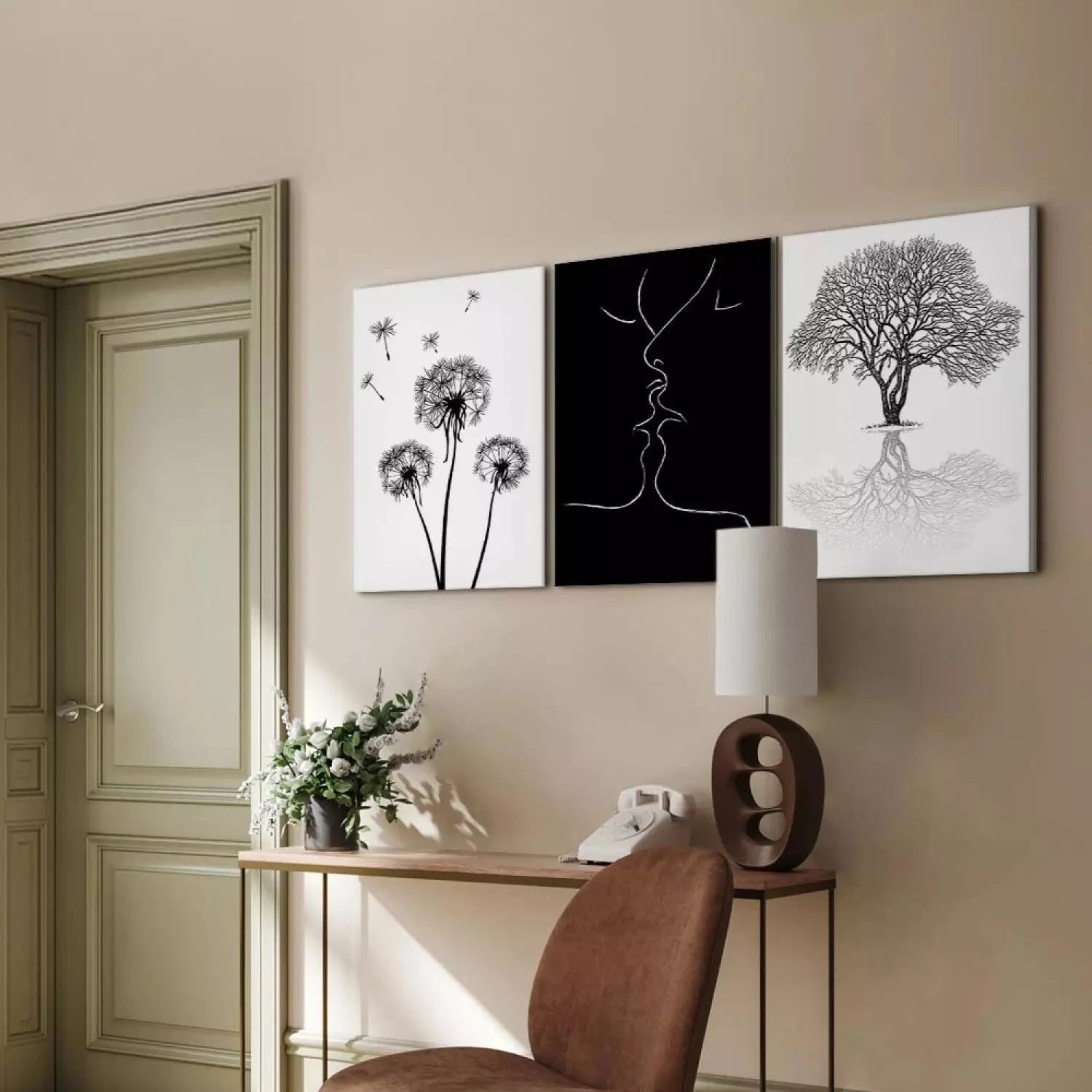 Kanvu komplekts (3 gb.) - Idilliskā dzīve, 117090 Home Trends