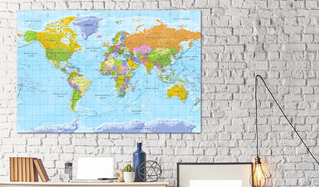 Korķa tāfele ar dekoru - Orbis Terrarum E-interjers.lv