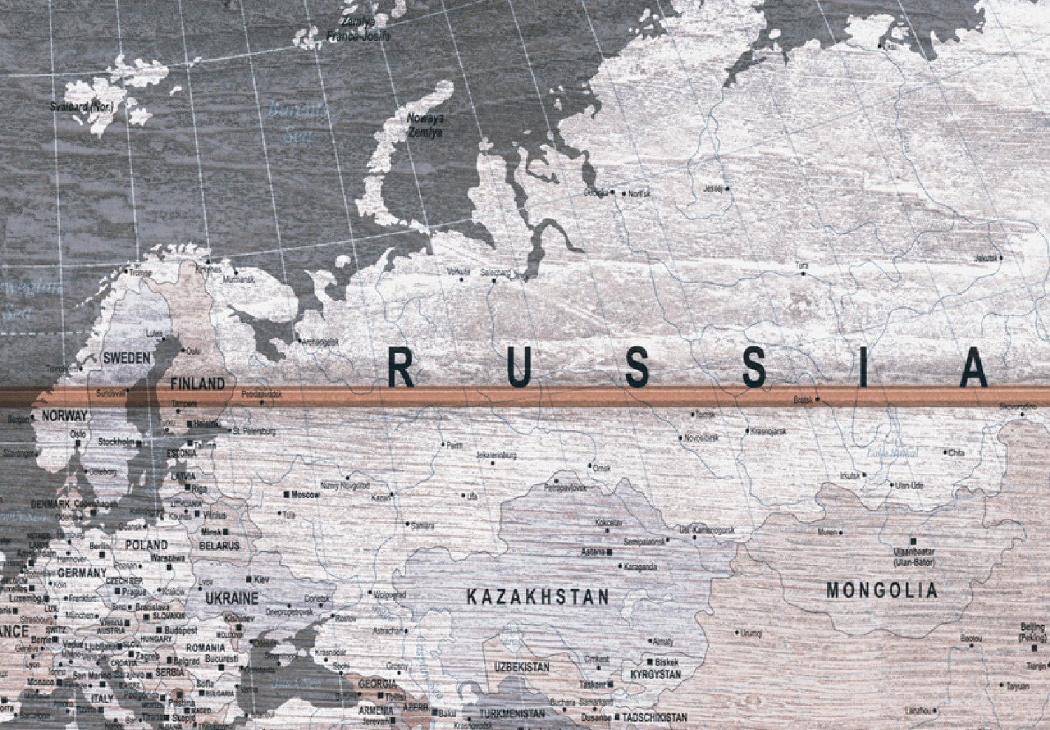 Korķa tāfele ar dekoru - Pelēkā Zeme E-interjers.lv