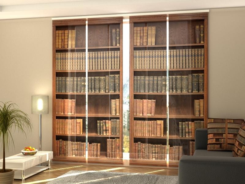 Paneļu aizkari (4 daļas) Curtains Bookcase Home Trends