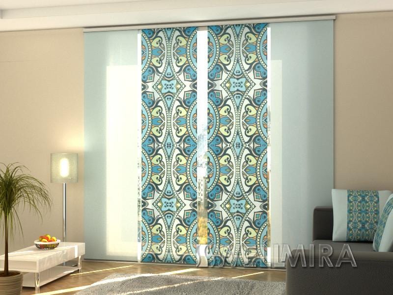 Paneļu aizkari (4 daļas) Curtains Sky of the Aztec Home Trends