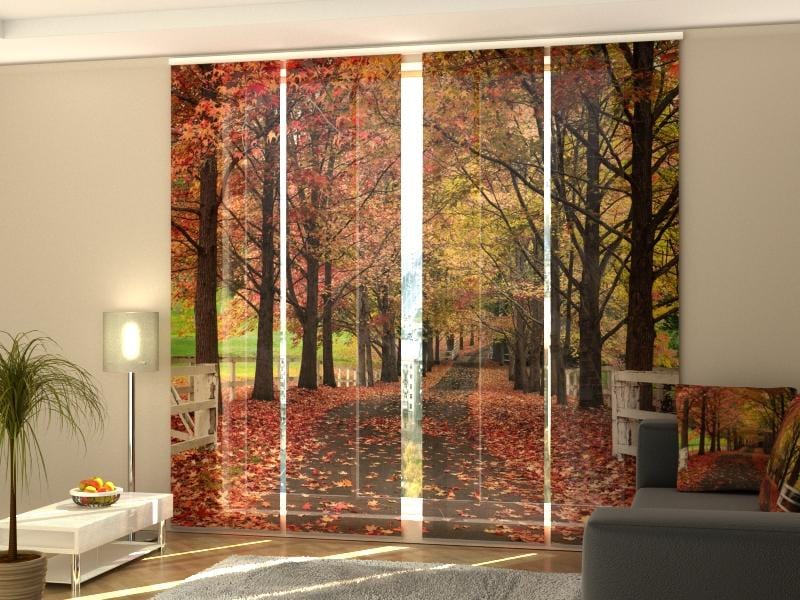 Paneļu aizkari (4 daļas) Red Fall Home Trends