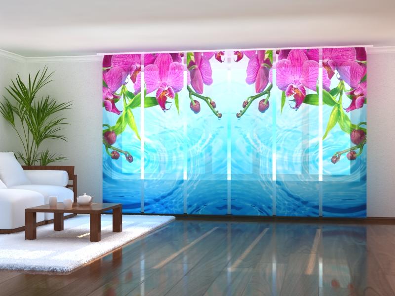 Paneļu aizkari (6 daļas) Amazing Orchid Home Trends