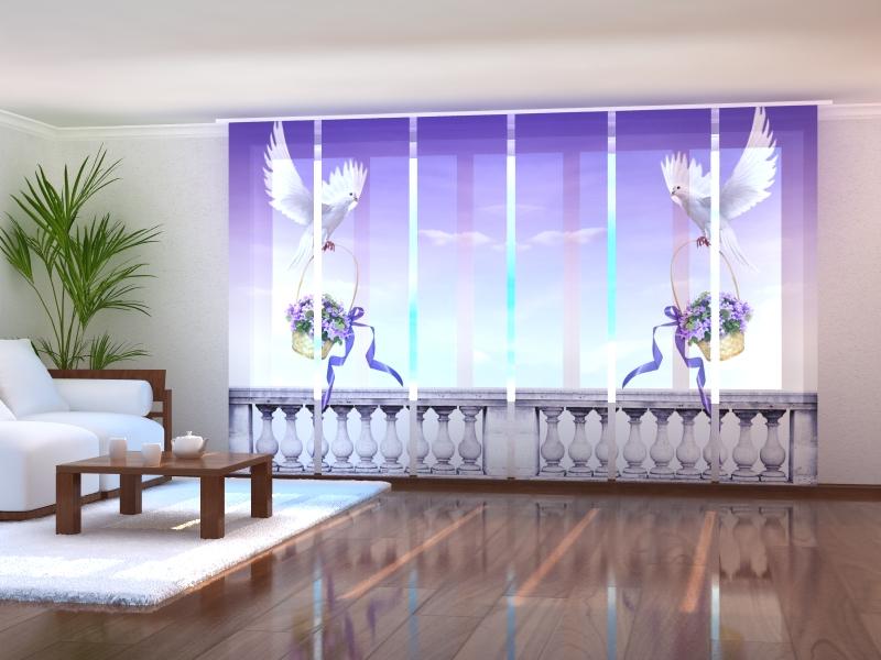 Paneļu aizkari (6 daļas) Beautiful Dove Home Trends