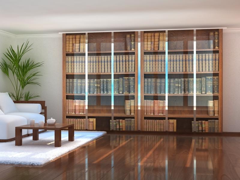 Paneļu aizkari (6 daļas) Bookcase Wellmira