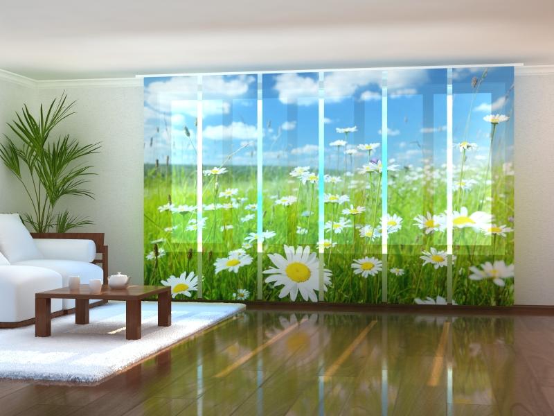 Paneļu aizkari (6 daļas) Camomile Field Wellmira