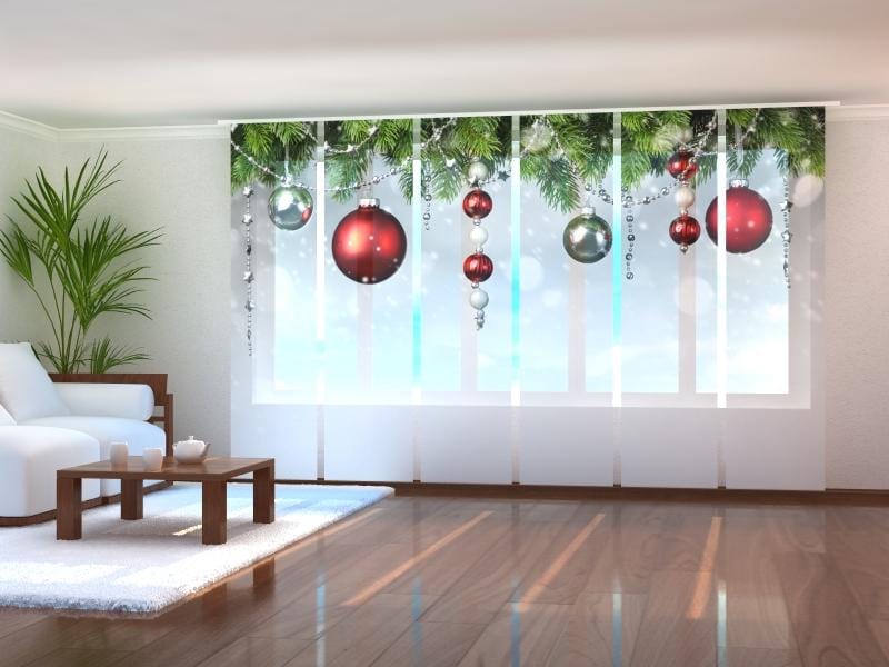 Paneļu aizkari (6 daļas) Christmas Decorations Wellmira