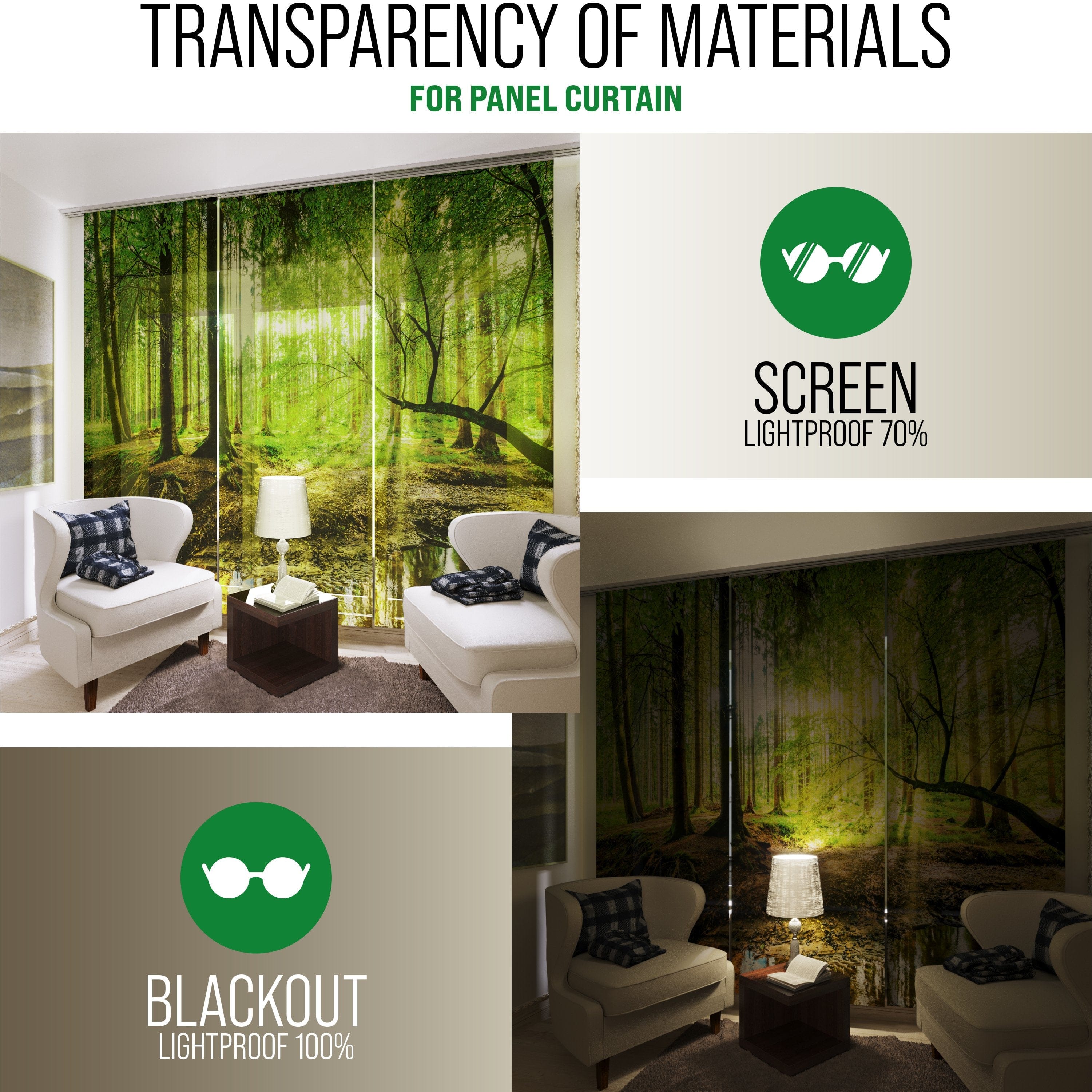 Paneļu aizkari (6 daļas) Fall colors in Japan Home Trends