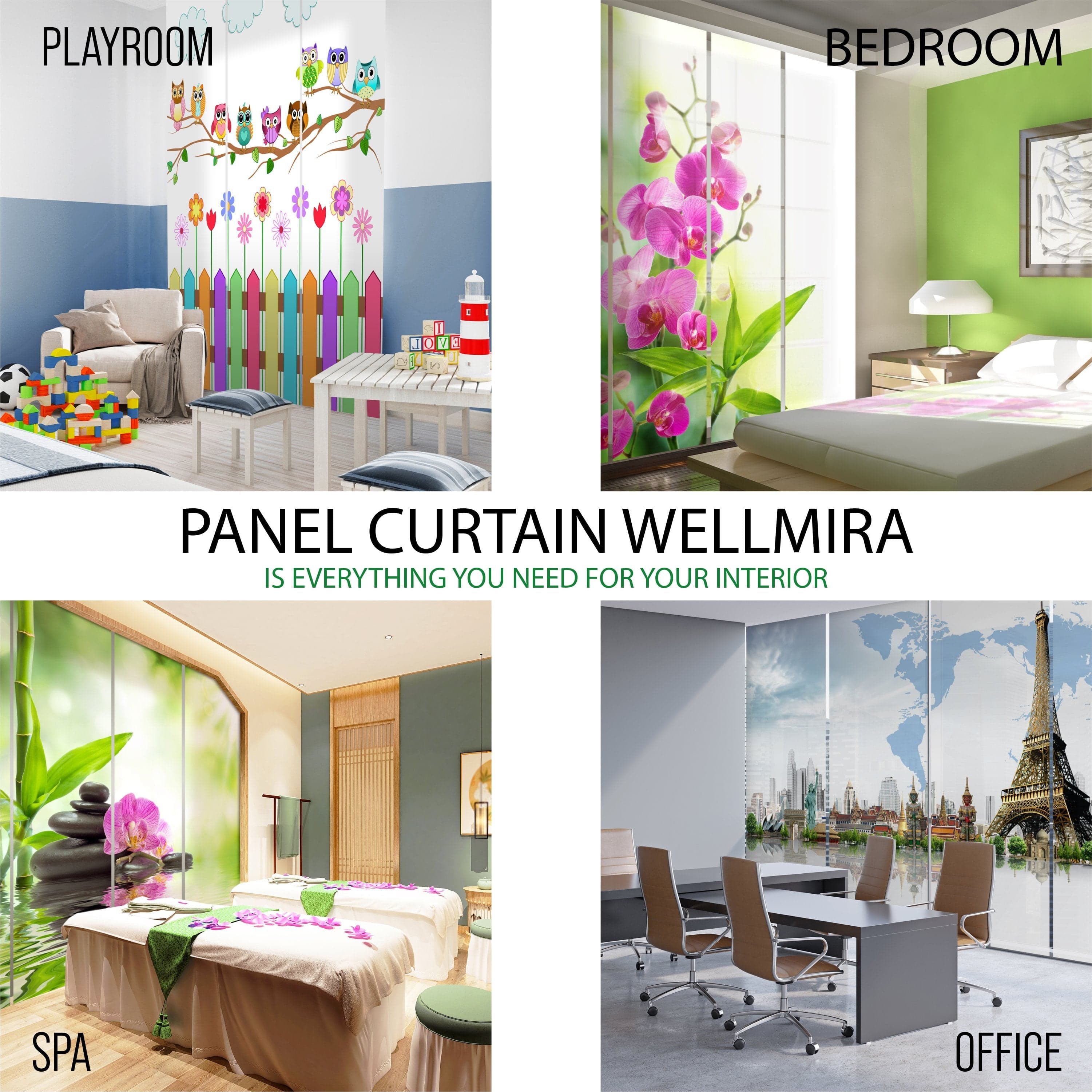 Paneļu aizkari (6 daļas) Fall colors in Japan Home Trends