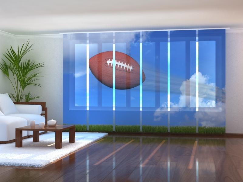 Paneļu aizkari (6 daļas) Fast Football Flying Home Trends