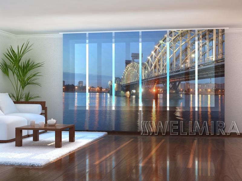 Paneļu aizkari (6 daļas) Finland Railway Bridge Wellmira