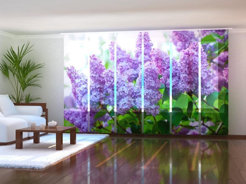 Paneļu aizkari (6 daļas) Garden Lilac Screen / 140 / 40 Wellmira