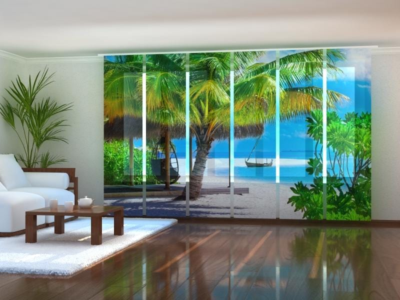 Paneļu aizkari (6 daļas) Holiday Paradise Screen / 140 / 40 Wellmira