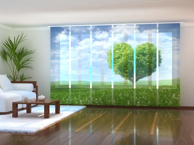 Paneļu aizkari (6 daļas) Love Tree 2 Wellmira