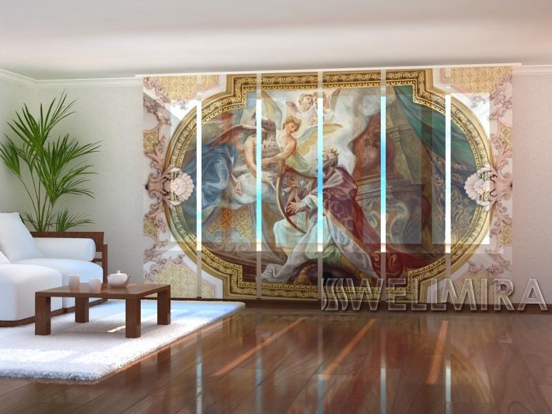 Paneļu aizkari (6 daļas) PC6 Fresco in St. Peter's Church Wellmira