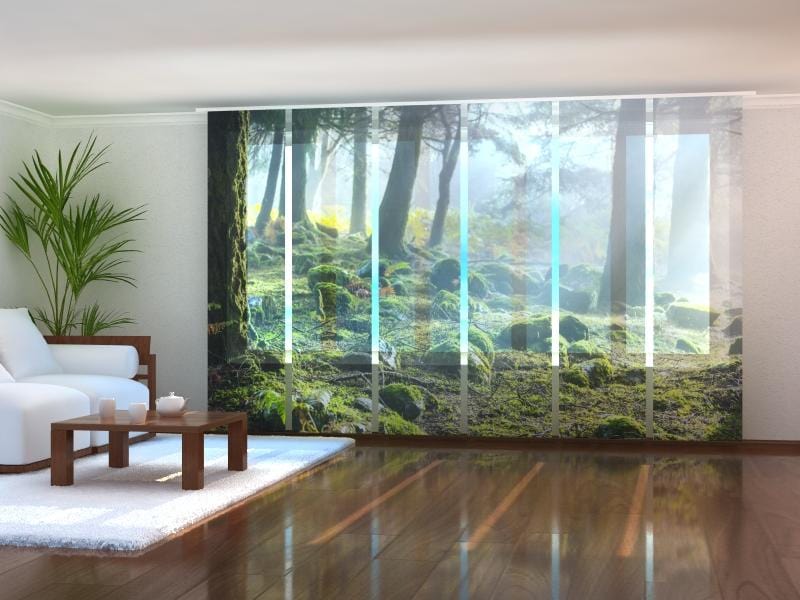 Paneļu aizkari (6 daļas) Rainforest at Sunrise Home Trends