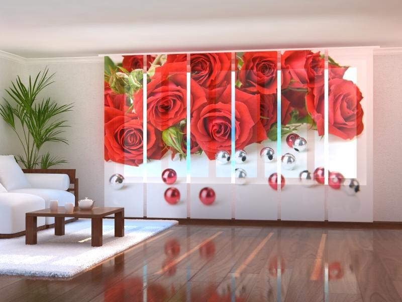 Paneļu aizkari (6 daļas) Rose and Beads Screen / 140 / 40 Wellmira