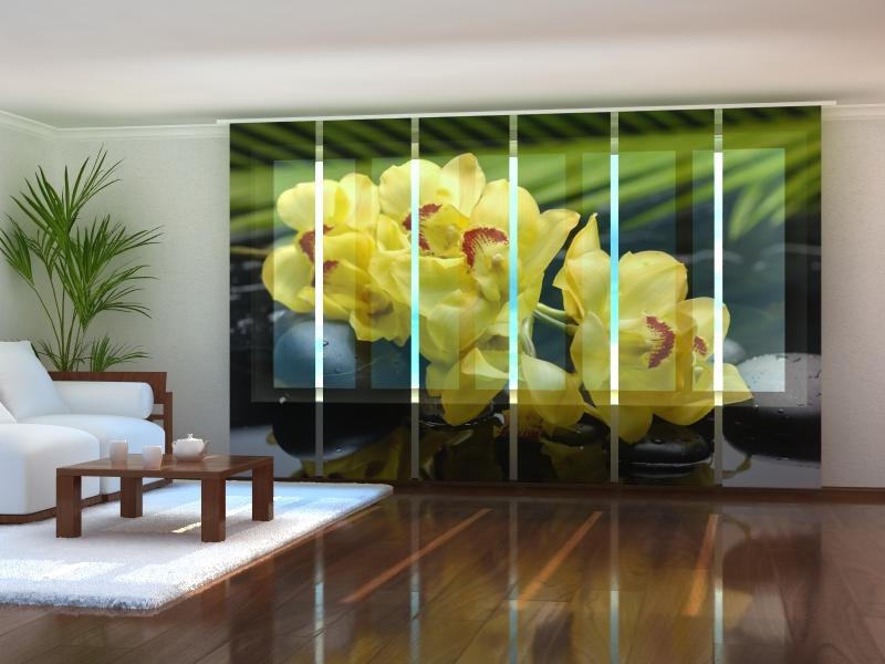 Paneļu aizkari (6 daļas) Sunny Orchid Screen / 140 / 40 Wellmira