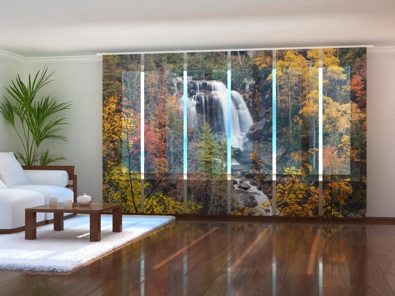 Paneļu aizkari (6 daļas) Upper Whitewater Fall Home Trends