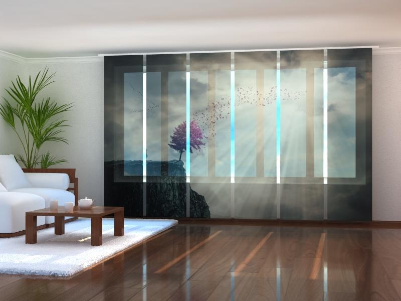 Paneļu aizkari (6 daļas) Wind over Valley Home Trends
