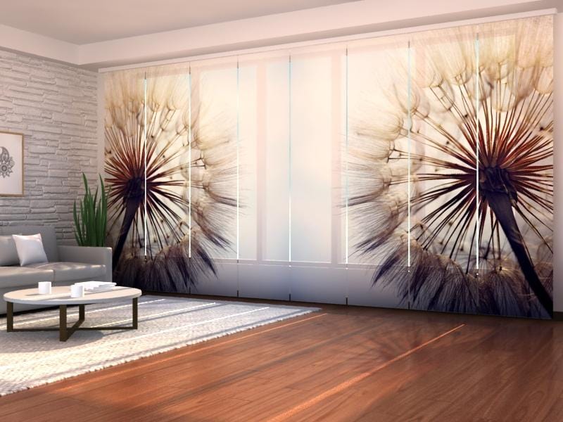 Paneļu aizkari (8 daļas) Amazing Dandelion Home Trends