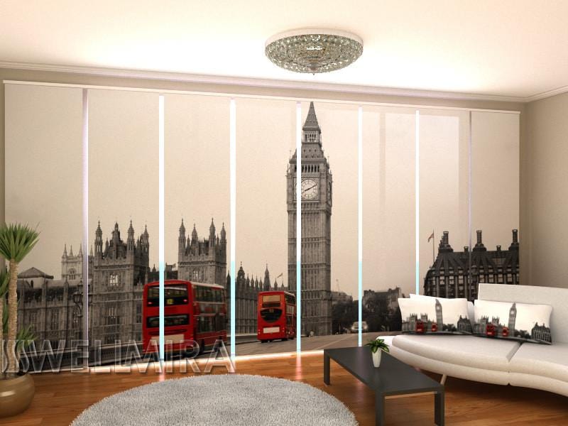 Paneļu aizkari (8 daļas) Just London Home Trends