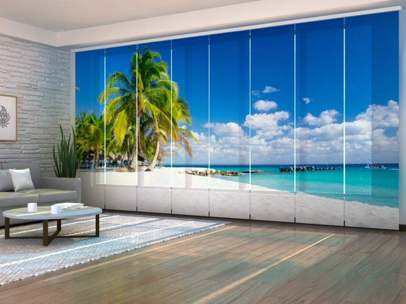 Paneļu aizkari (8 daļas) Mauritius Beach Home Trends