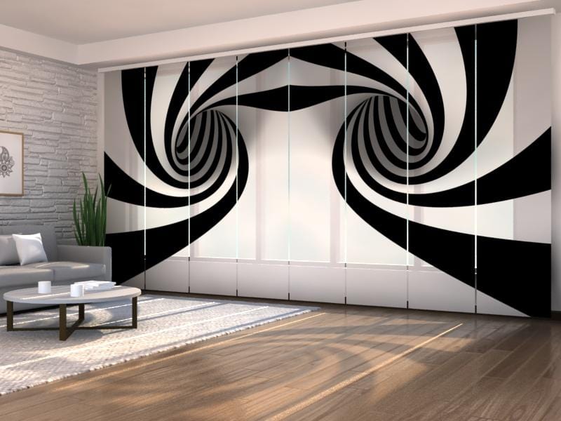 Paneļu aizkari (8 daļas) Piano Home Trends