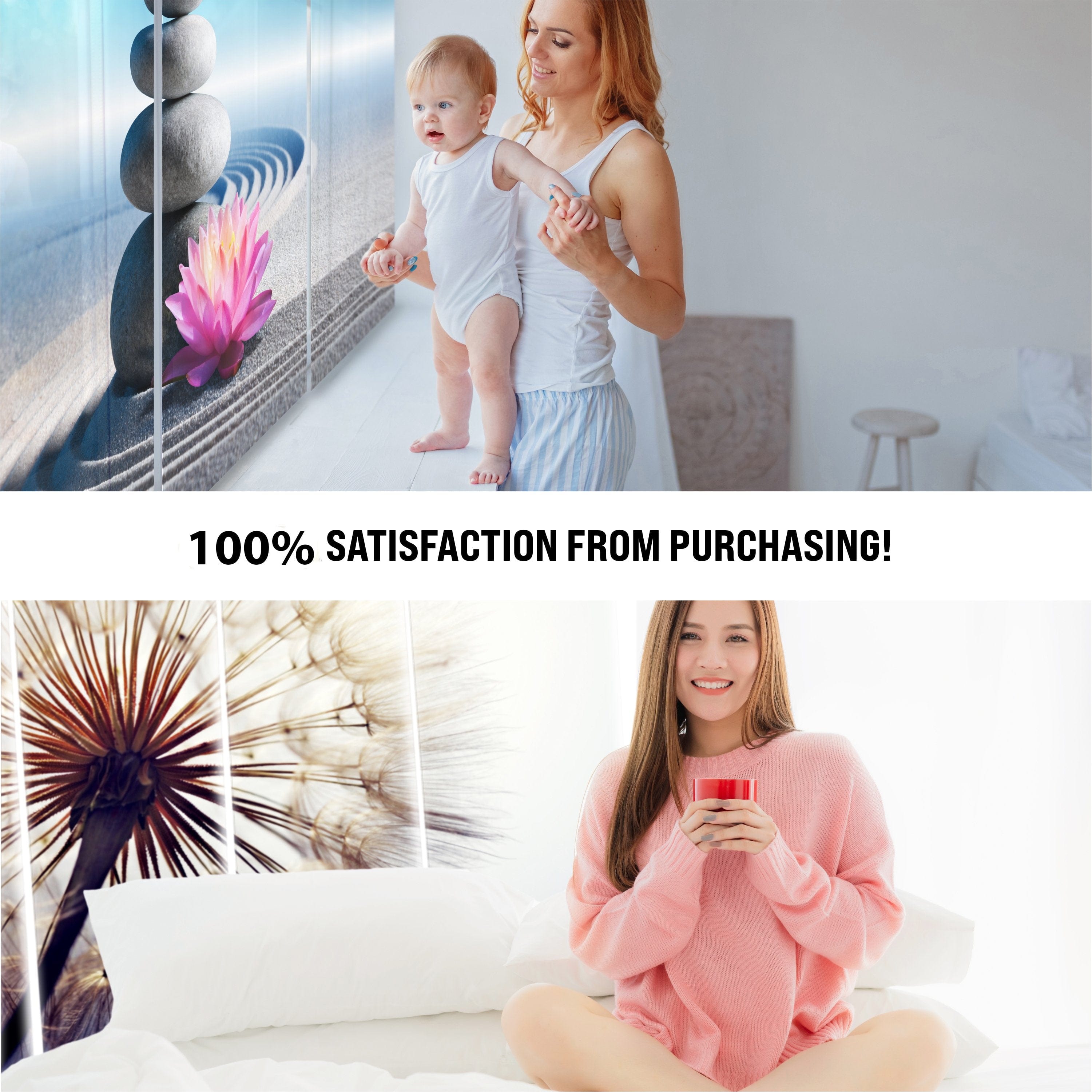 Paneļu aizkari (8 daļas) White Coast Home Trends