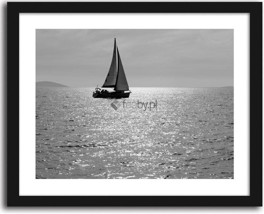 Picture in frame ZERO, A sailboat on a lake Home Trends
