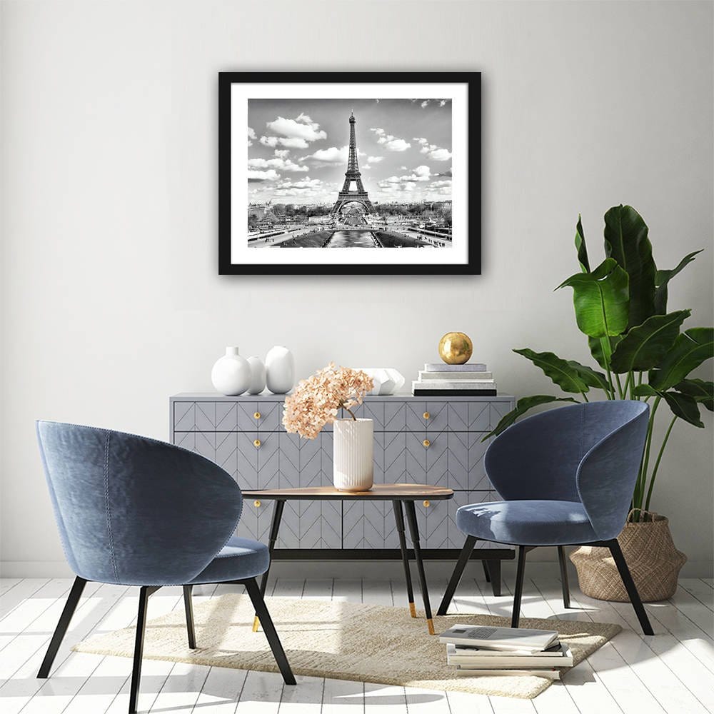 Picture in frame ZERO, Eiffel Tower 3 Home Trends